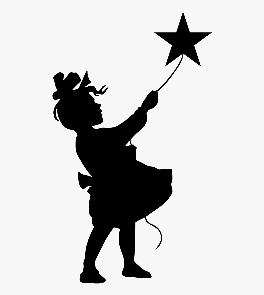 Little Girl Silhouette Vector at Vectorified.com | Collection of Little ...