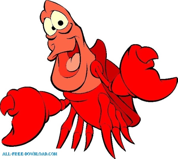 Little Mermaid Sebastian Free Vector In Encapsulated 600x536 Little Mermaid Sebastian Free Vector In Encapsulated
