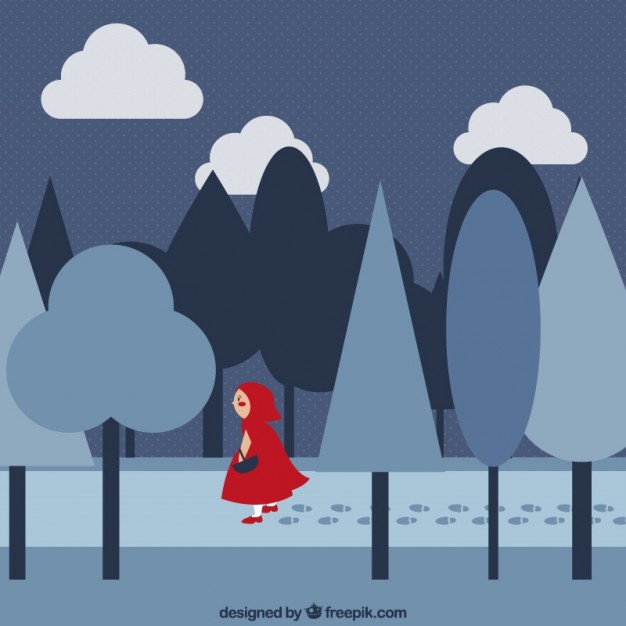 Little Red Riding Hood Vector Free Download 626x626 Little Red Riding Hood Vector Free Download