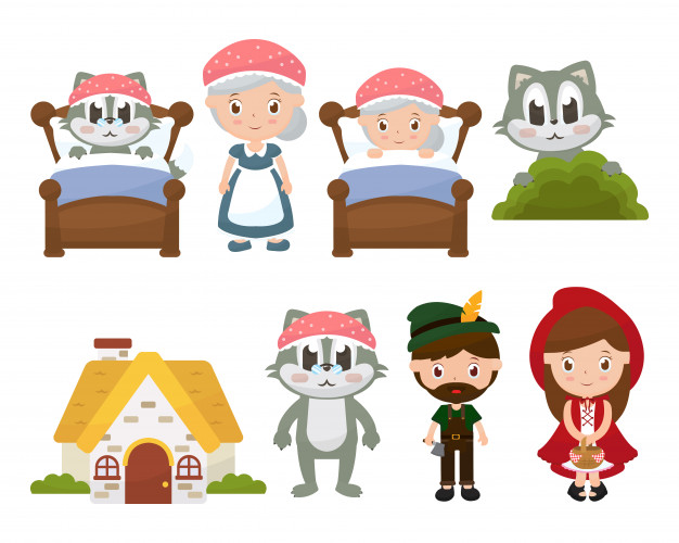 Little Red Riding Hood Vector Premium Download 626x500 Little Red Riding Hood Vector Premium Download