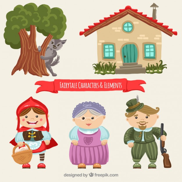 Nice Characters Of Little Red Riding Hood Vector Free Download 626x626 Nice Characters Of Little Red Riding Hood Vector Free Download