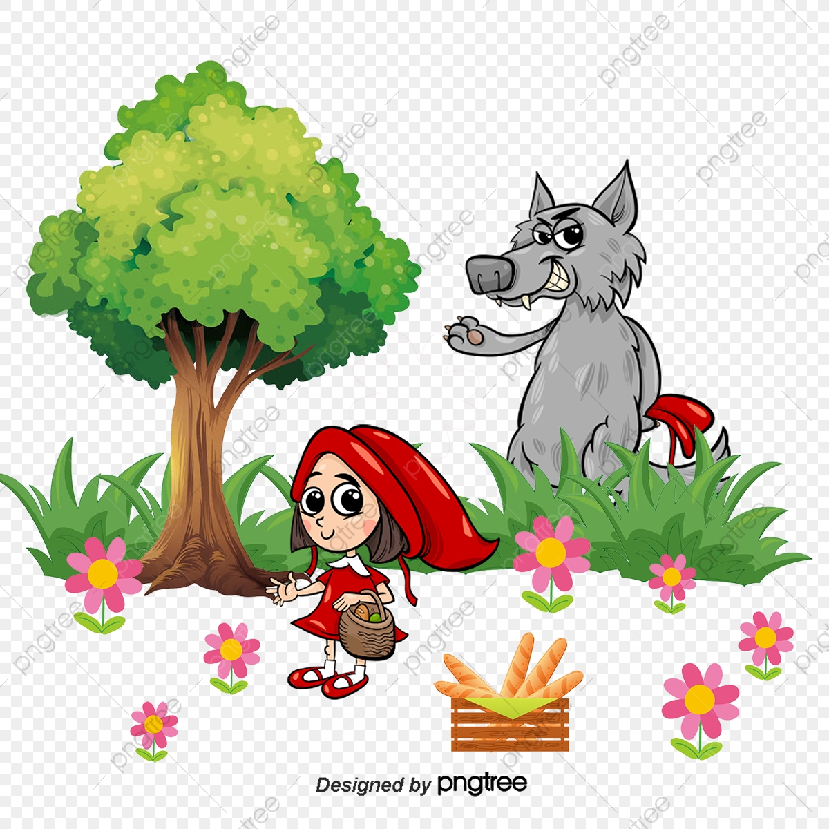 Vector Little Red Riding Hood, Wolf, Tale, Lang Waipo Png 1200x1200 Vector Little Red Riding Hood, Wolf, Tale, Lang Waipo Png