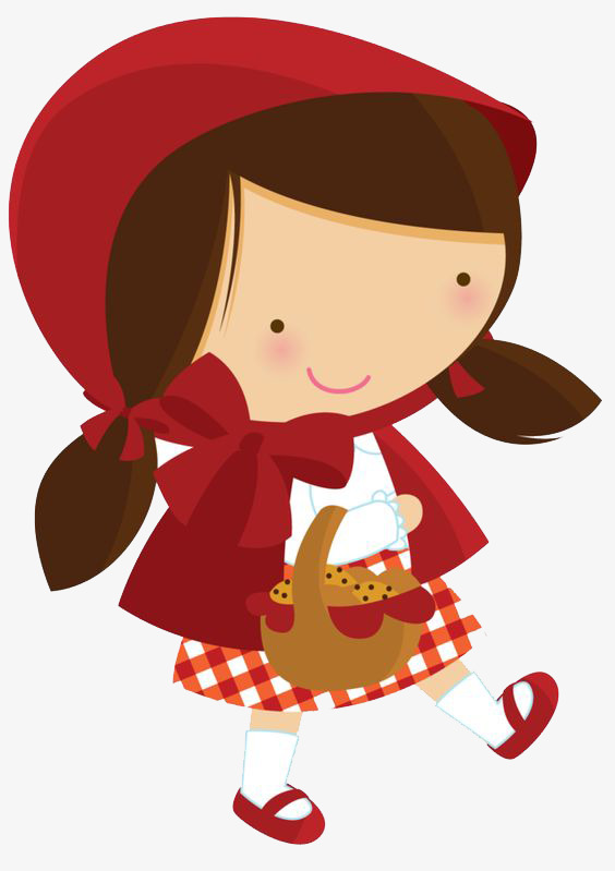 Hand Painted Cartoon Little Red Riding Hood, Cartoon Clipart 564x799 Hand Painted Cartoon Little Red Riding Hood, Cartoon Clipart