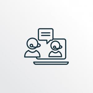 300x300 Live Chat Icon Line Symbol Premium Quality Vector Cultracing