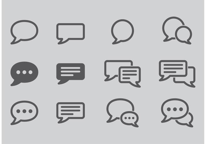 700x490 Live Chat Vector Icons
