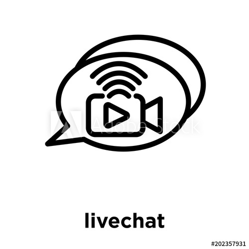 500x500 Livechat Icon Isolated On White Background