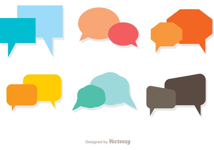 700x490 Colorful Live Chat Icons Vector Pack