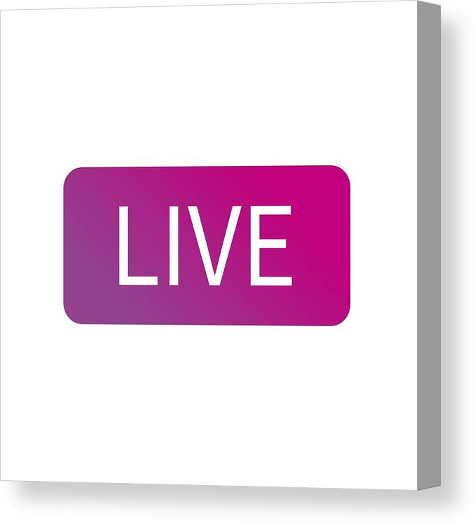 678x750 Live Icon Gradient Color Vector Icon Simple Element Illustration