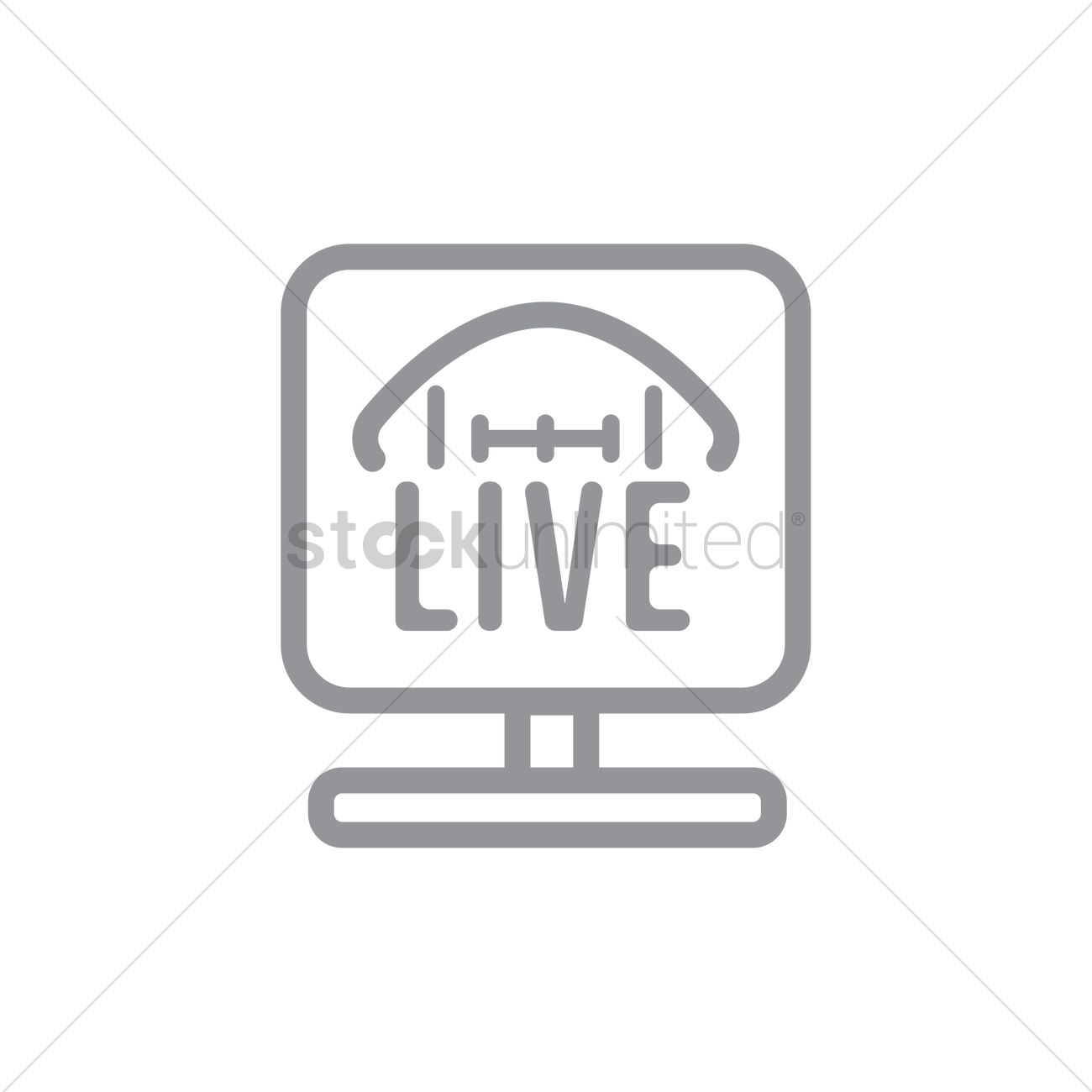 1300x1300 American Football Live Icon Vector Image