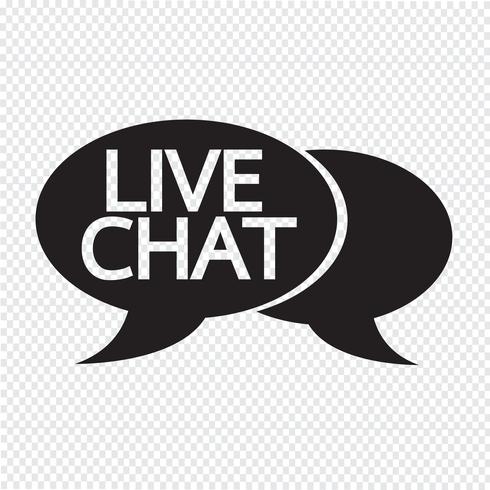 490x490 Live Chat Speech Bubble Icon