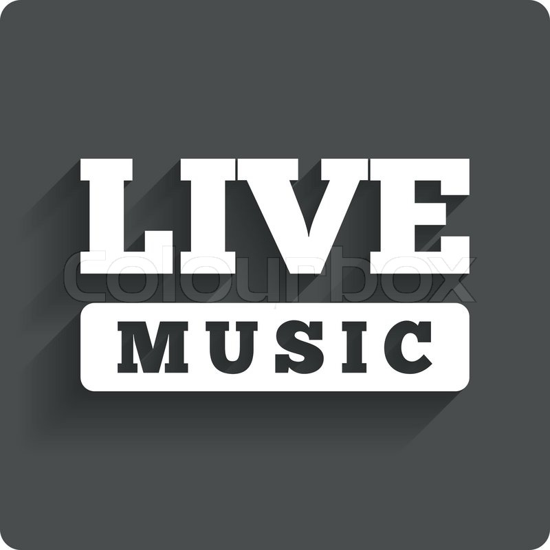 800x800 Live Music Sign Icon Karaoke Symbol Stock Vector Colourbox