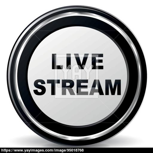 512x512 Vector Live Stream Icon Vector