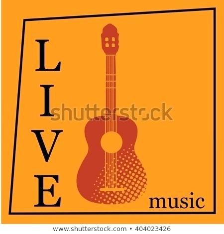 450x470 Live Music Vector Poster Template Can Use For Concert Promotion