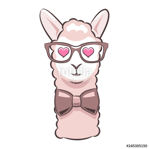 500x500 Llama Face Clipart Stock Image And Royalty Free Vector