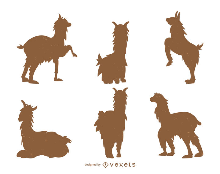 720x570 Llama Silhouette Collection