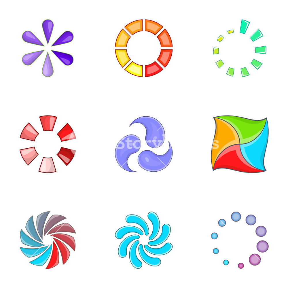 1000x1000 Progress Loading Bar Icons Set Cartoon Illustration Of Progress