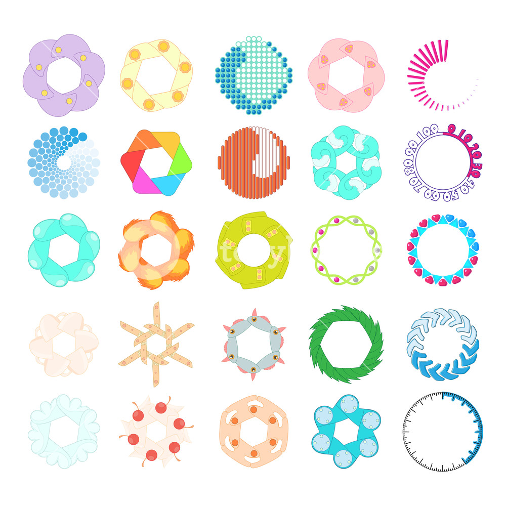 1000x1000 Loading Icon Set Cartoon Set Of Loading Vector Icons For Web