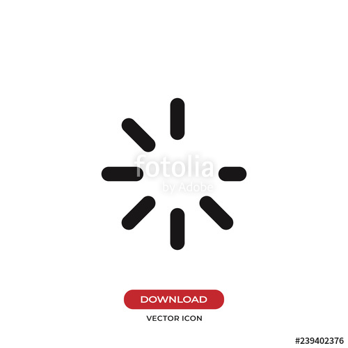 500x500 Loading Icon Vector Stock Image And Royalty Free Vector