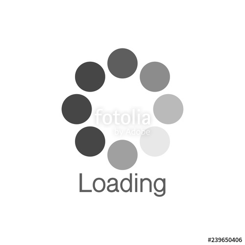500x500 Loading Icon Vector Illustration Stock Image And Royalty Free