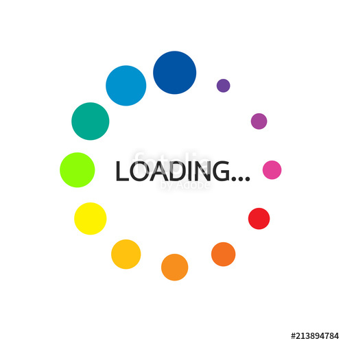 500x500 Download Sign Loading Icon Vector Illustration Stock Image