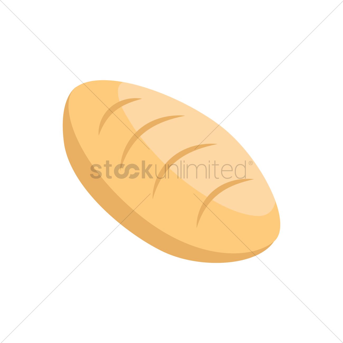 1300x1300 Free A Loaf Of Bread Vector Image