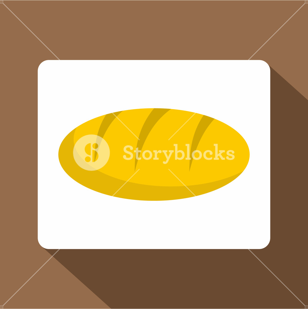 998x1000 Loaf Bread Icon Flat Illustration Of Loaf Bread Vector Icon