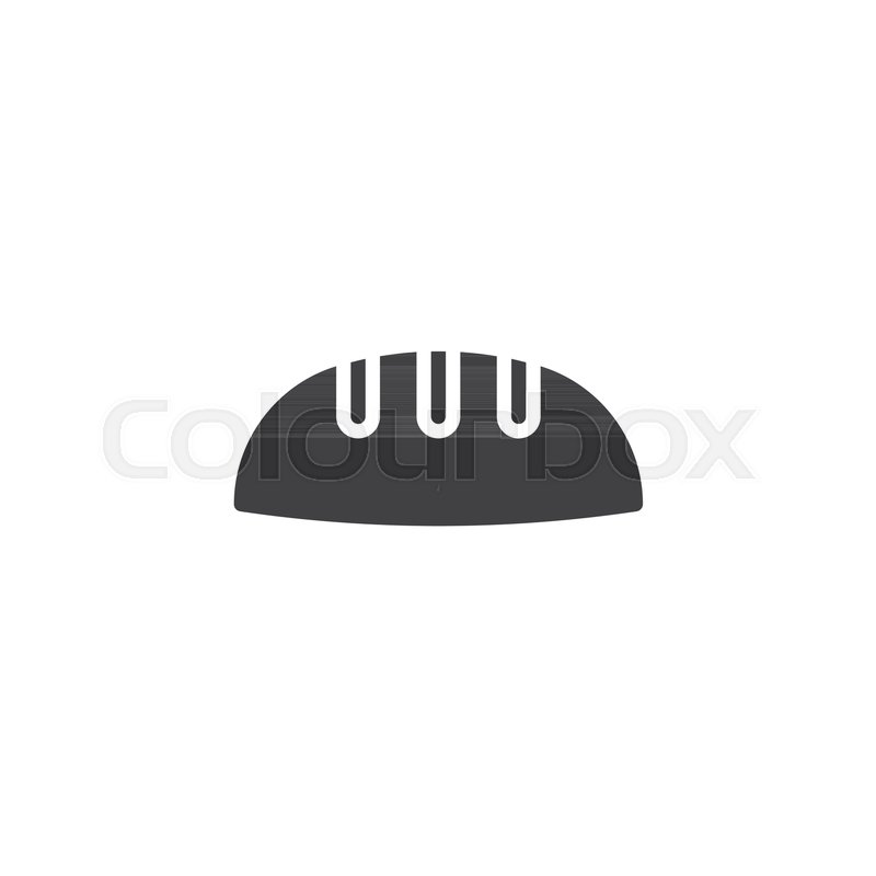 800x800 Loaf Bread Vector Icon Filled Flat Stock Vector Colourbox