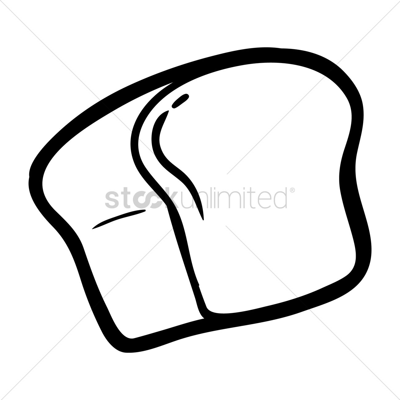 1300x1300 Loaf Of Bread Vector Image
