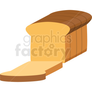 300x300 Loaf Of Bread Vector Flat Icon Clipart With No Background Clipart