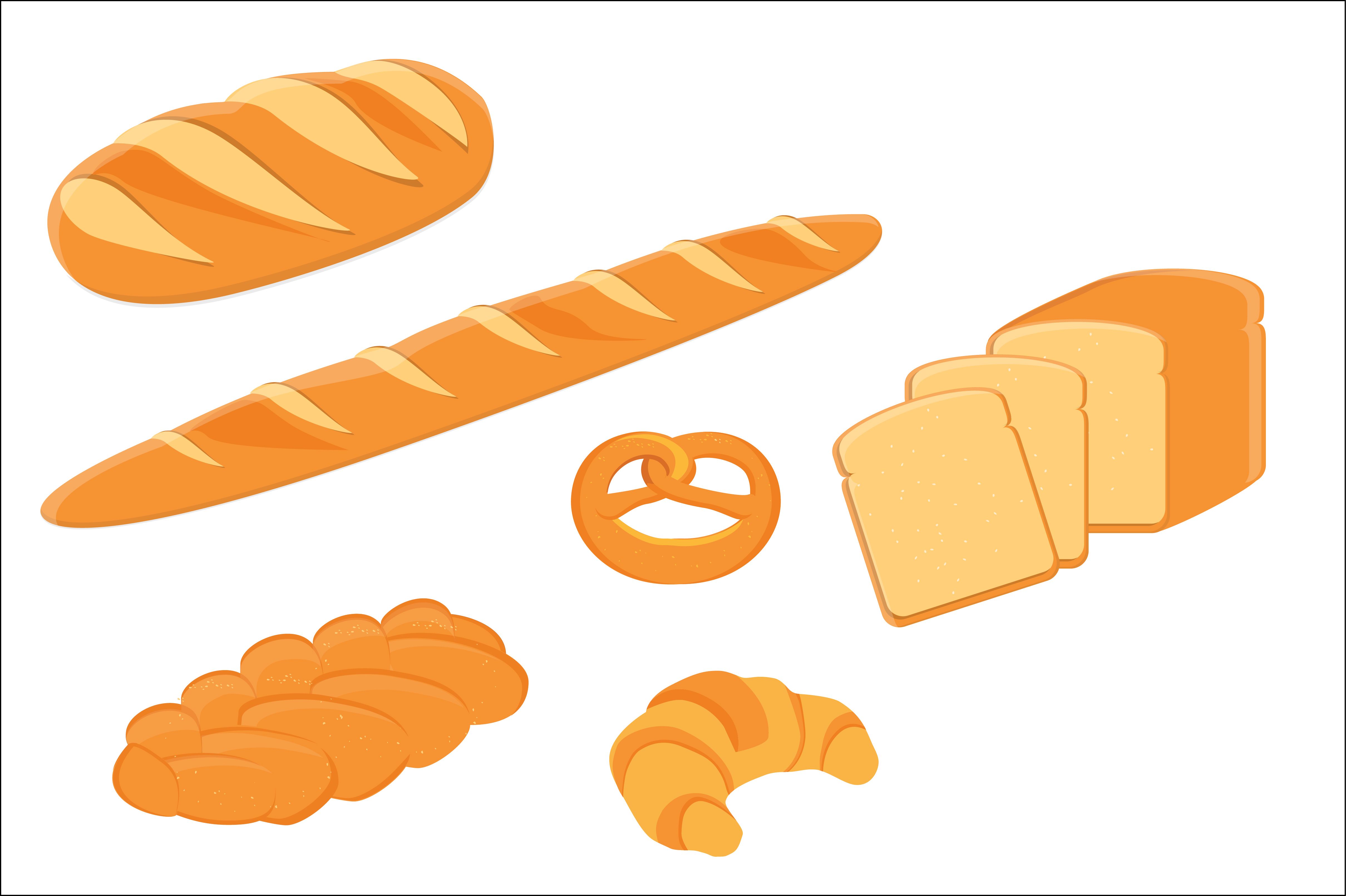 Loaf Of Bread Vector at Vectorified.com | Collection of Loaf Of Bread ...
