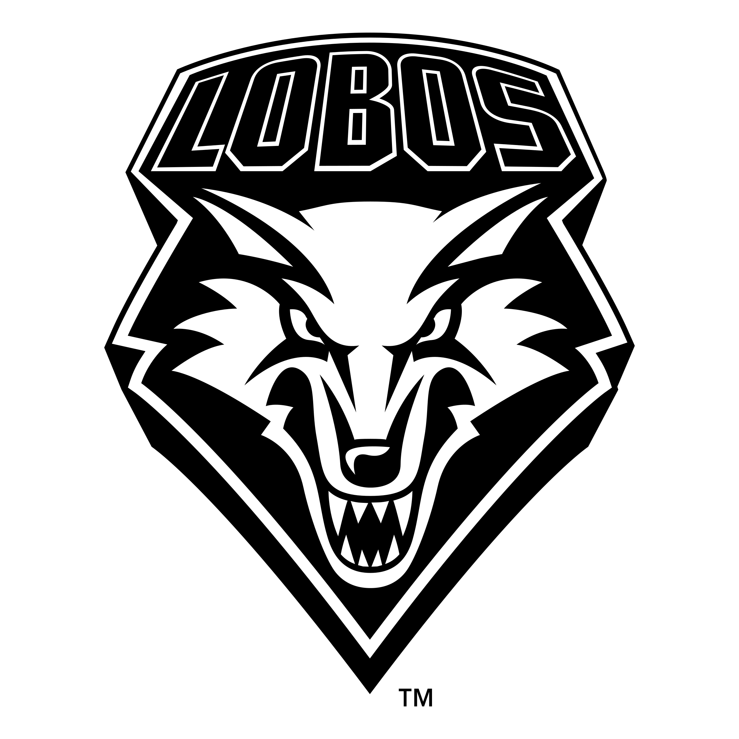 2400x2400 Unm Lobos Logo Png Transparent Vector
