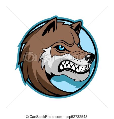 450x470 Lobo, Vector, Emblema, Minimalistic Emblema
