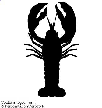 335x355 Download Lobster Silhouette