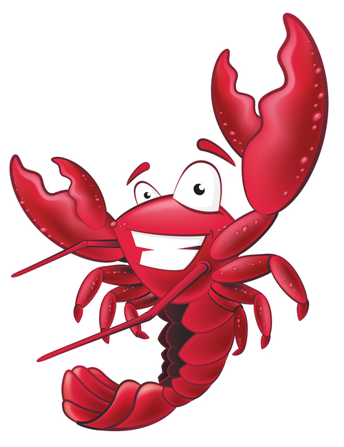 500x649 Cartoon Funny Lobster Illustration Vector Free Download