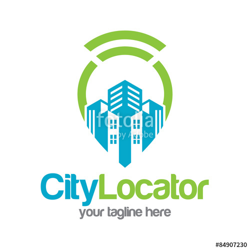 500x500 City Pointer Location Logo Design Search The City Capital