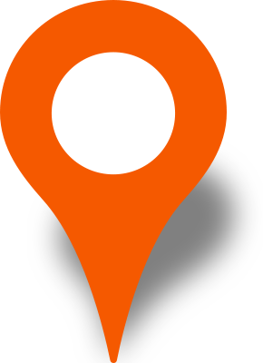 290x400 Simple Location Map Pn Orange Free Vector Data