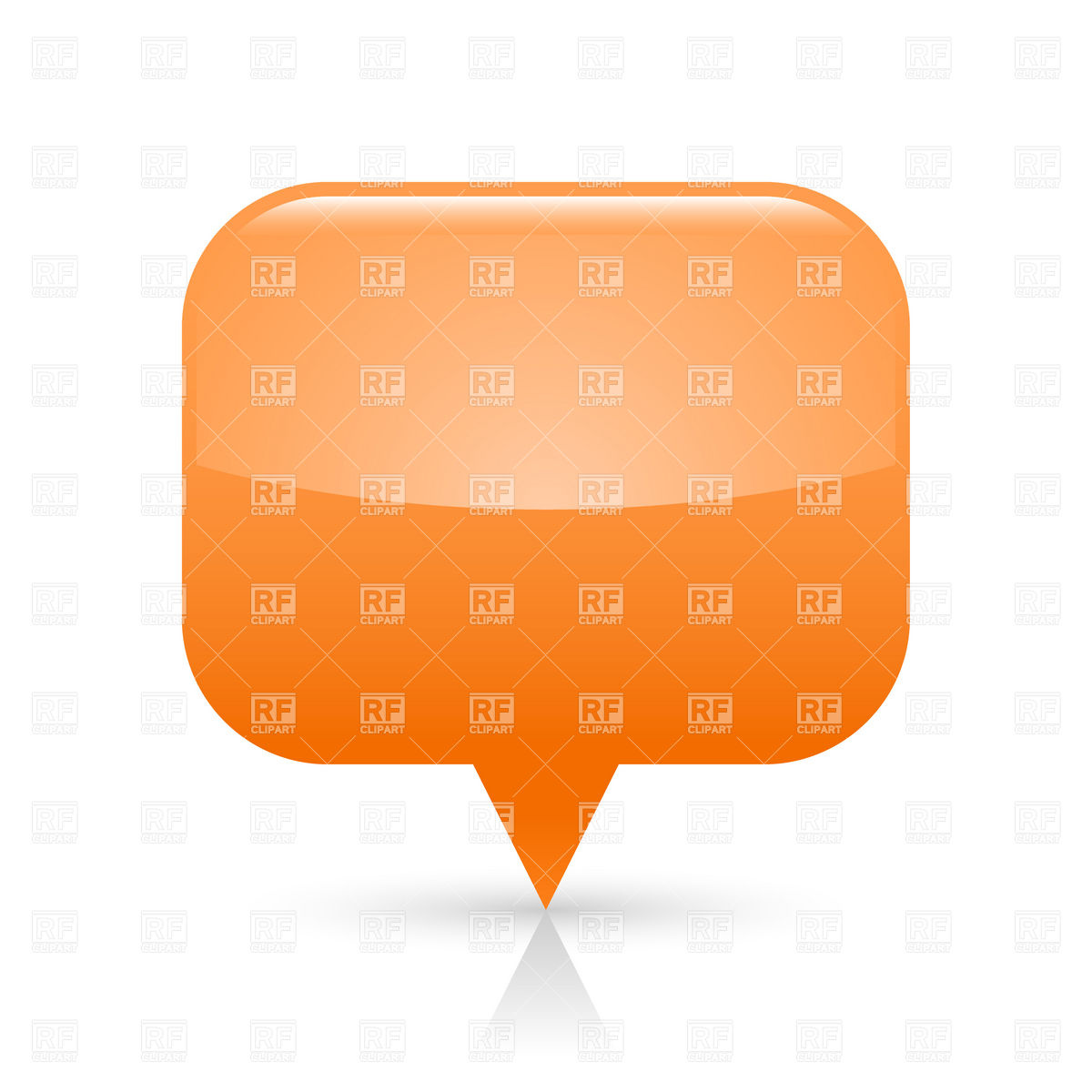 1200x1200 Orange Square Map Pin, Location Marker Vector Image Of Icons