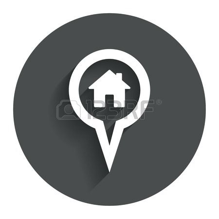 450x450 Stock Vector Markery Na Kartakh Home Signs, Map Vector, Symbols