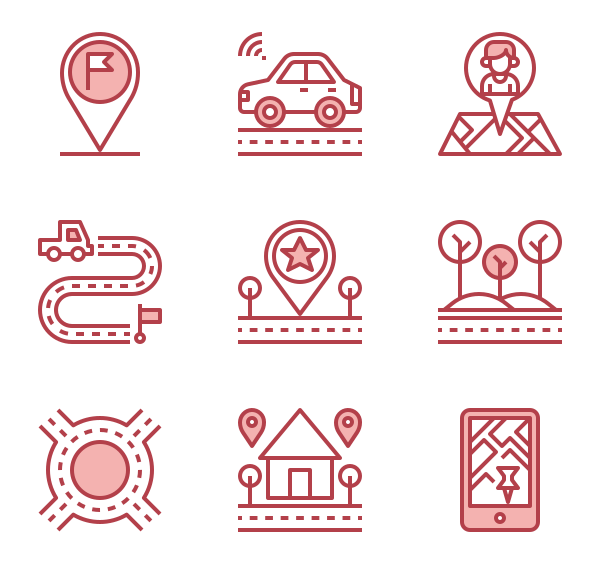 Location Icons 600x564 Location Icons