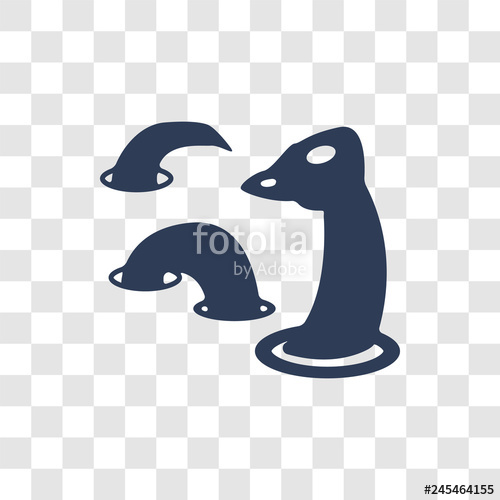 500x500 Loch Ness Monster Icon Vector Stock Image And Royalty Free Vector