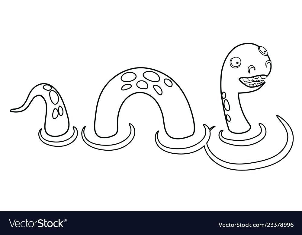 1000x780 Loch Ness Monster Coloring Pages Alejandro
