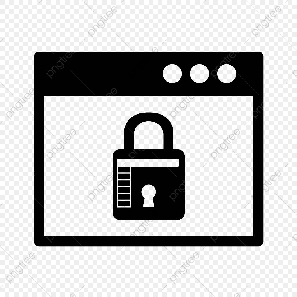 1024x1024 Vector Browser Lock Icon, Browser, Lock, Link Png And Vector