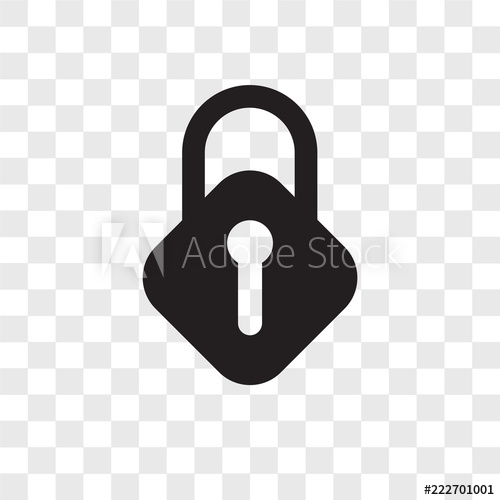 500x500 Lock Icons Isolated On Transparent Background Modern And Editable