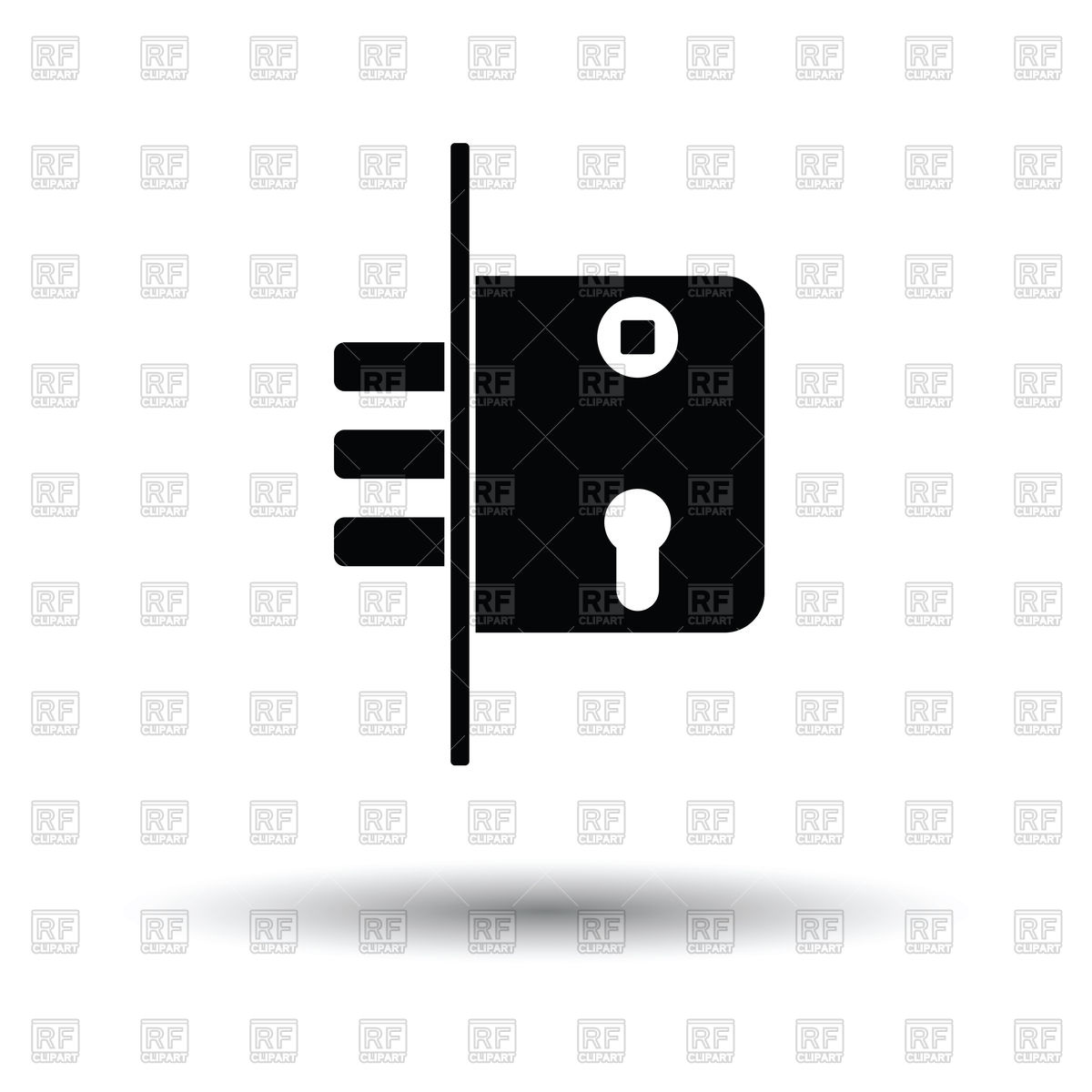 1200x1200 Door Lock Icon Vector Image Of Signs, Symbols, Maps Angelp