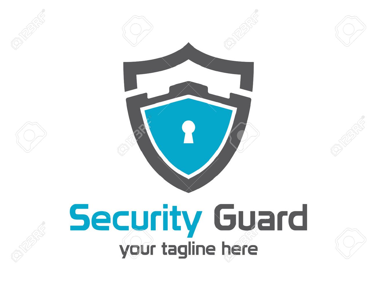 1300x1040 Lock Logo Design Logostack Security Guard Logo Design Vector