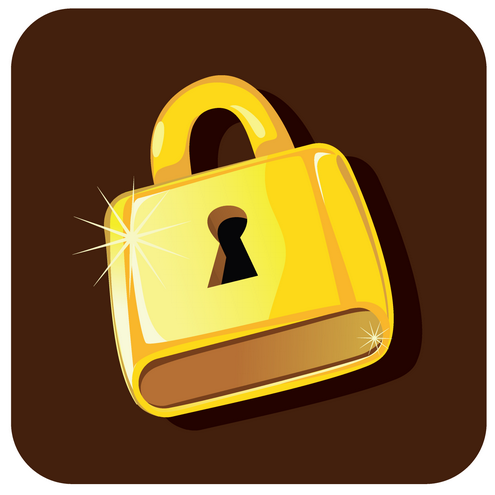 495x495 Golden Lock Vector Dragonartz Designs