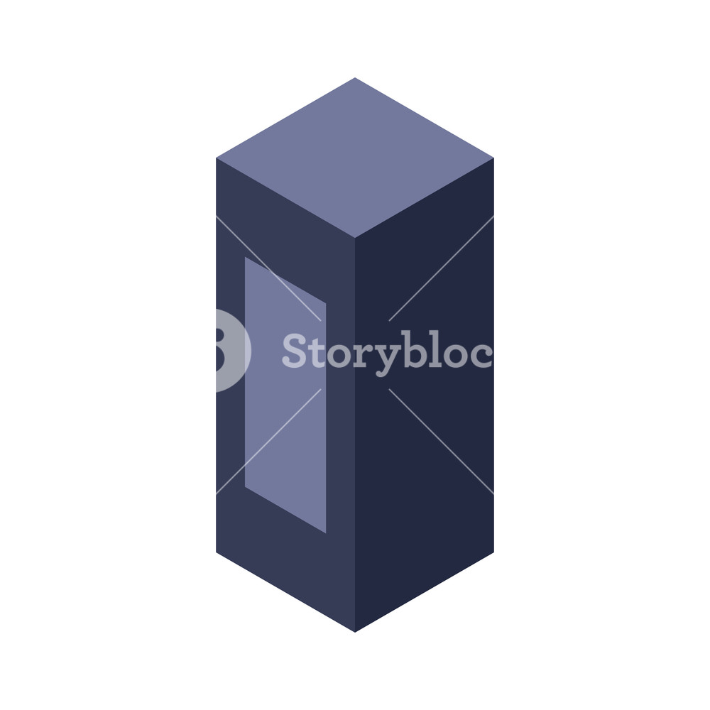 1000x1000 Garage Locker Icon Isometric Of Garage Locker Vector Icon For Web