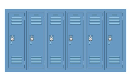 450x281 School Locker Vector Design Illustration Isolated On White