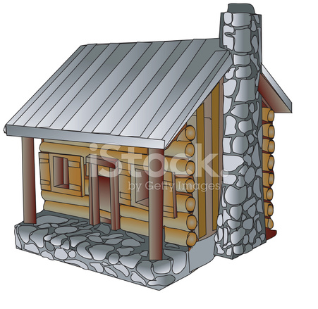 Cartoon Cabin Vector Stock Vector 451x439 Cartoon Cabin Vector Stock Vector