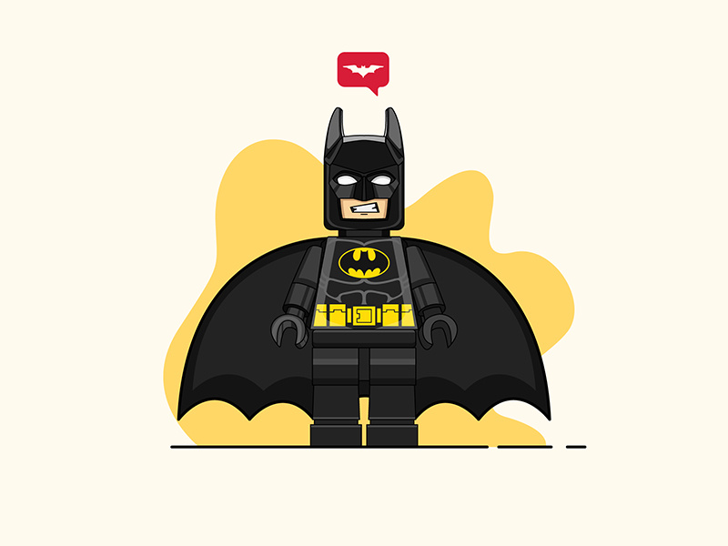 800x600 Lego Batman Illustration